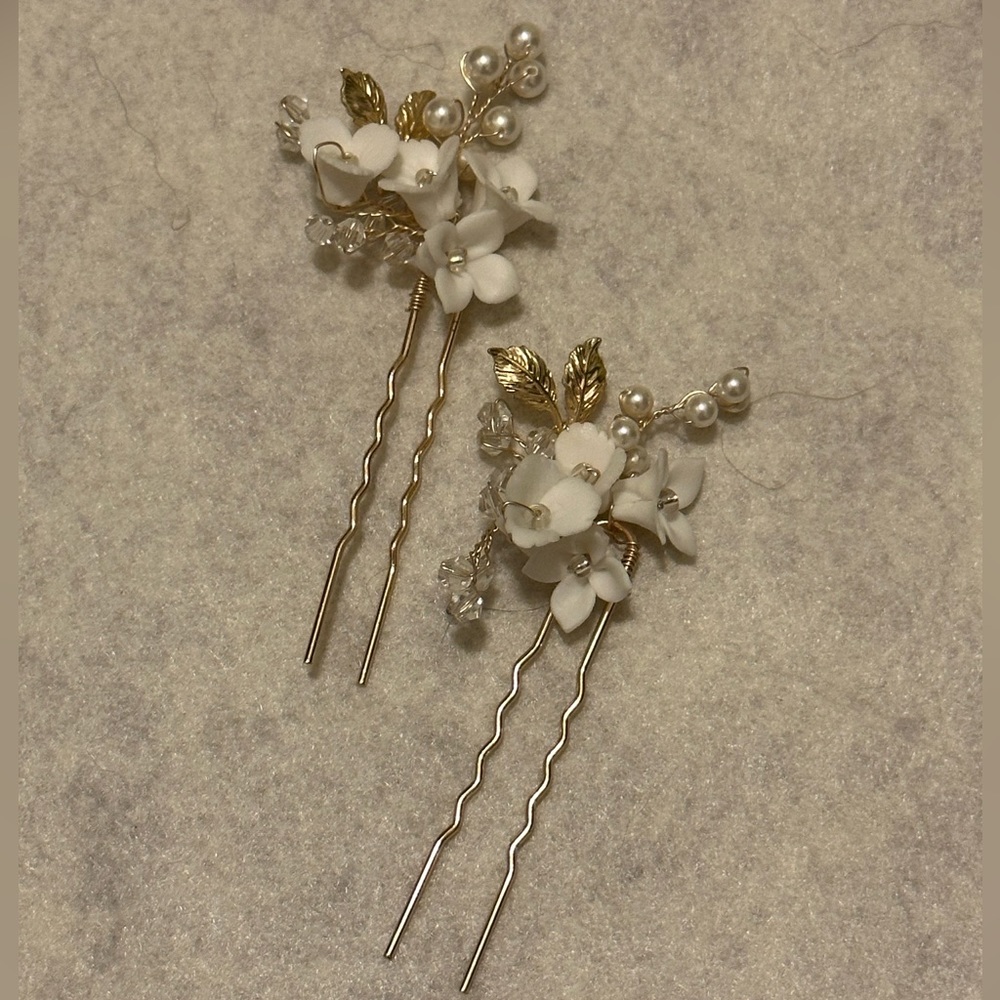 Twigs and Honey bridal hair pins